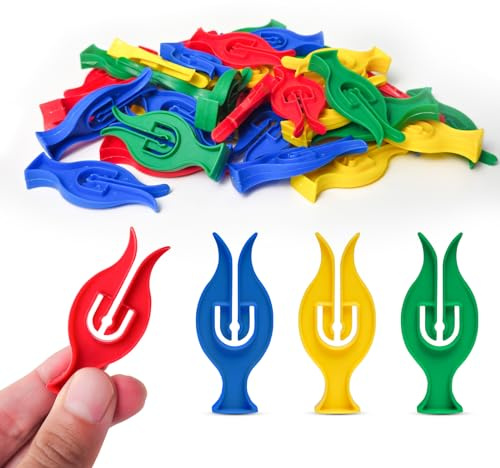 Besto Clothes Pegs for Washing Line, 100pcs Laundry Pegs with Firm Grip | Spring Free Push Pegs Perfect for Storm and Hurricane