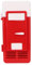 01 02 015 Mini Refrigerator, Compact Size ABS Shell USB Fridge High Efficiency DC 5V 10W with LED Light for Office for Bedroom(red)