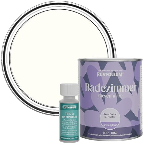 Rust-Oleum Pink Water-Resistant Bathroom Tile Paint In Satin - Sweet Nothing 750Ml