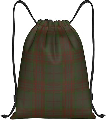 KWQDOZF Mochila con cordón Bolsa de cuerdas Baxter Tartan Sackpack para deportes gimnasio pequeño