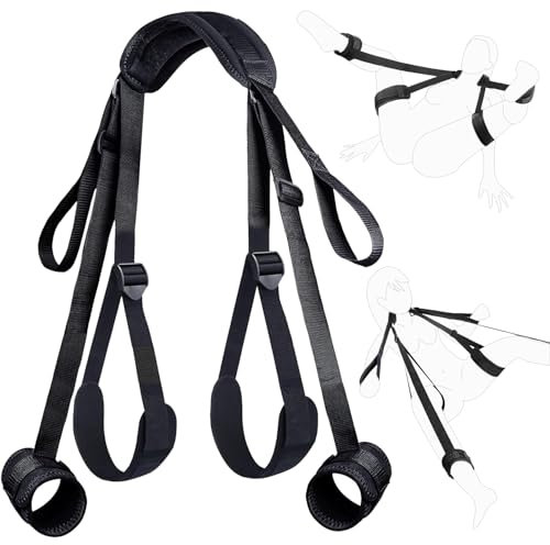 BDSM Bondage Sex Spielzeug Für die Paare für Hals Bis Zum Handgelenk Oberschenkel Sex Sling und Knöchel SM Kits Fesseln Für Set Bondageset Fessel Set Anfänger Sex Toys
