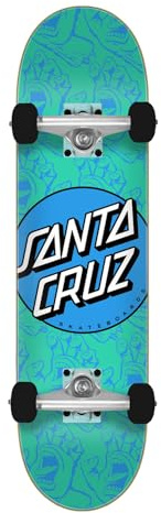 Santa Cruz Other Dot Hands Mini 7.75in x 30.00in Skateboard Complete