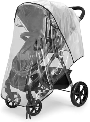 1 Pcs Universal Rain Cover for Pushchair Stroller,Universal Rain Cover for Stroller,Baby Travel Weather Shield, Pea Baby Buggy Cover Protect from Sun Dust Snow