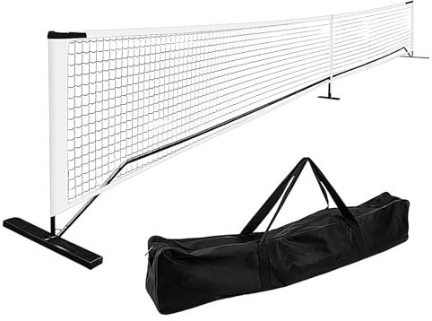 Portable Tennis Net – 22 Feet Self-Supporting Network, Foldable Outdoor Nets | Lightweight Field Tennis with Bag, Adjustable Detachable Training for Home Sports Exercises