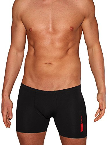 ALBERT KREUZ bañador Ajustado elástico Negro Tipo bóxer para Hombre 04/S