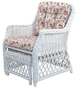 Rattansessel mit Kissen Donald