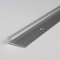 PROVISTON | Einfassprofil | Aluminium eloxiert | Silber | Breite 30 mm | Höhe 5 mm | Länge 1000 mm | Gebohrt | Abschlussprofil | Einschubprofil | Abschlussleiste | Bodenprofil | 1 Stück