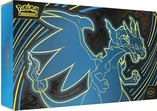 Pokémon-Sammelkartenspiel: Ultra-Premium-Kollektion Mega-Glurak X-ex (2 holografische Promokarten, 18 Boosterpacks & Premium-Zubehör)