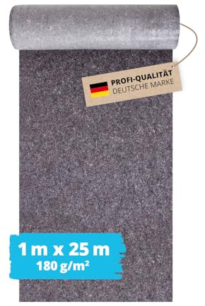 591 ALFA - Toile de couverture, 1 pièce, 1 m x 25 m - avec protection de surface 180g/m², toile de couverture et de protection