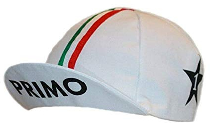 Primo Classico Retro Italia White Bike Cycling Hat Cap