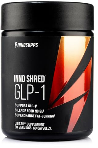 InnoSupps Inno Shred GLP-1 - Thermogenic Support + Appetite Support + Energy* - Berberine + Chromium - 60 Capsules. 30 Servings.