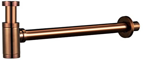 IMEX SCL002/NOR Sifón Redondo Oro Rosa Brillo