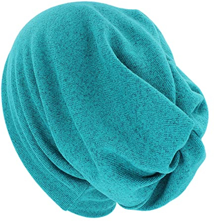Kemo huvudbonader för kvinnor UK mjuk mössa huvudsjal halsduk turban keps bomull alopeci bandana huvudskydd multifunktion, Turkost, en storlek
