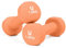 unycos - Kurzhanteln Neopren 2er Set von 1,5 kg, Rutschfest, Anti-Roll-Design, Bequemer Griff, Krafttraining, Fitness, Pilates, Training, Fitnessstudio, Gymnastikhanteln (Lachsfarbe)