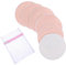 6 Stück Wiederverwendbare Stilleinlagen 4-lagige Waschbare Nursing Pads Super Saugfähig Hypoallergene Brustpads Natürliche Bambus Stilleinlagen Atmungsaktiv & Umweltfreundlich mit Wäschenetz