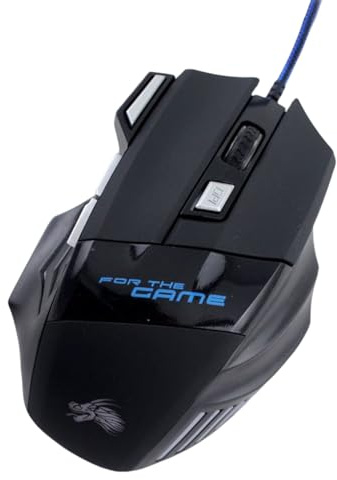 Zambuph Souris de Jeu Filaire 7 Boutons USB périphérique d'entrée Accessoires informatiques rvb Silencieux réglable Gamer Souris Optique PC Ordinateur Portable