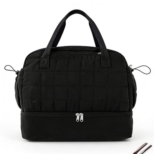 ROSSRORE Travel Duffle Bag for Women, Large Weekender Overnight Bag | Large 30L Lightweight Carry On Weekender Bag Detachable Shoulder Strap and Shoulder Pad Trolley Sleeve