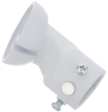 DOITOOL Adaptador Montaje de Techo de Soporte de Acero Ventilador Blanco Ajustable 45° y Instalación Segura y Sencilla Varios estilos para Techos Inclinados Abovedados