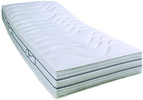 f.a.n. Frankenstolz 78070-76184-10, Artikel 100 x 200 cm, 7-Zonen-Tonnentaschenfederkern-Matratze Medisan XXL 1.000 T, Härte 2