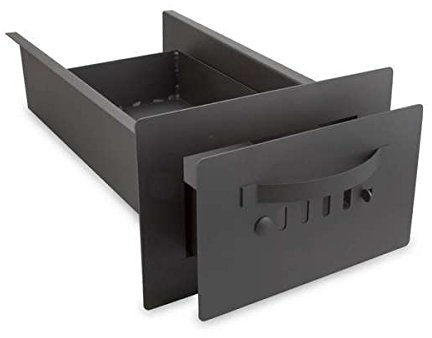 Aschekasten für Kaminofen mit Einbaurahmen