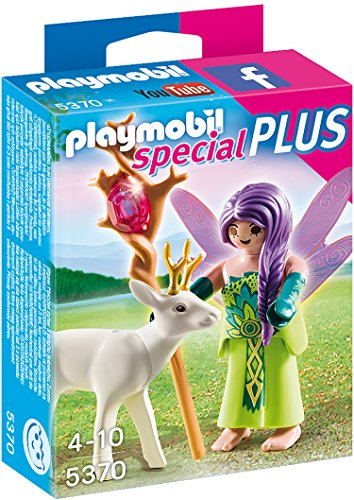 Playmobil 5370 Special Plus FAiry with Deer, Fun Imaginative Role-Play, PlaySets Suitable for Children Ages 4+