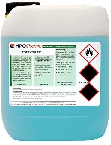 HPOChemie Frostschutz -30°C Scheibenfrostschutz (10 Liter)