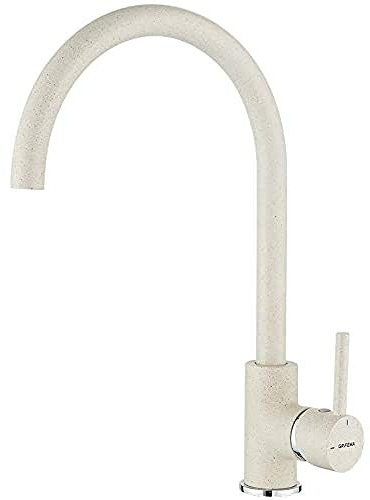 GRIFEMA G4001C1, Robinet de Cuisine avec Bec Pivotant, Mitigeur de Cuisine Chaud et Froid, Mitigeur d'évier Haut, Kaki/Beige, Exclusivité Amazon