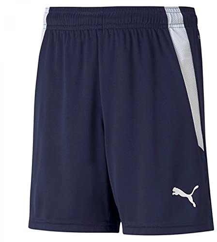 PUMA Unisex Kids teamLIGA Shorts Jr, Peacoat-puma White, 152
