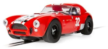 Scalextric Cars - C4528 Shelby Cobra 289 - Red - 39PH - Toy Slot Car for use with Race Tracks or Set - Small Kids Gift Ideas for Boy/Girl Ages 3+