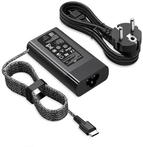 ELEHILS Nouveau Slim 65W USB C Chargeur d’Ordinateur Portable Compatible avec HP Chromebook X360, Spectre X360, Envy X360,Elitebook X360,Chromebook,Elite x2,Envy,ProBook Travel Type C Alimentation