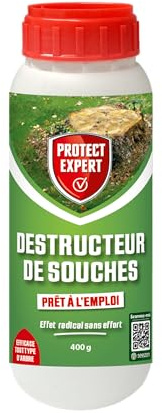 PROTECT EXPERT Stamförstörare - 400 g - pulver för spridning - snabb åtgärd - tillverkad i Frankrike PRODSO400