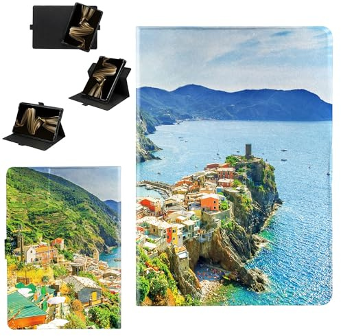 Custodia Compatibile per Amazon Fire HD 8 2024 8.0-pollici Tablet Cover Custodia Case [Funzione di rotazione a 360 gradi][Protezione rinforzata dei bordi contro le cadute] HBFJ