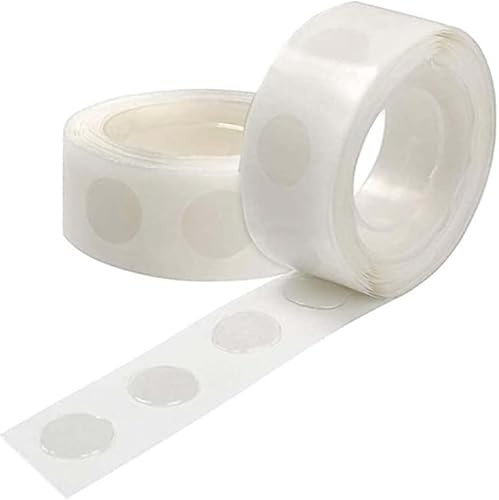 Balloon Glue Dots 100pcs Double Sided Removable Adhesive Strips for Arch Decorations Garlands Party Supplies Clear Sticky Spots Tack Circles for DIY Scrapbooking Craft