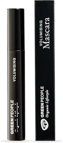 Green People Volumen-Mascara - Natürliche Mascara für Empfindliche Augen - Langanhaltende Farbe - Schwangerschaftssicher, Glutenfrei, Tierversuchsfrei - Braun - 7ml