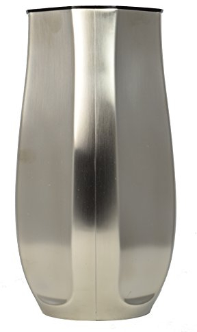 Grabvase aus Edelstahlblech
