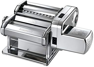 MARCATO Macchina per pasta elettrica Atlasmotor 110V Made in Italy in acciaio cromato Il set include Atlas 150, manovella, morsetto, motore Pastadrive e manuale di istruzioni