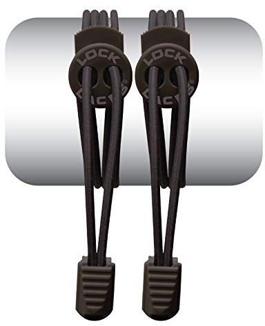 Lock Laces - 1 Size Fits All - Elastic No Tie Shoelaces for Kids Adults Ideal for Sneakers, Running & Athletic Shoes