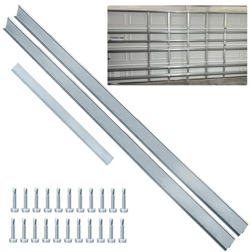 LAJIAOZ Garage Door Strut 16 Foot Heavy Duty Garage Door Reinforcement Support Strut-Ultimate Hurricane, Storm, Snow, and Wind Protection, Garage Door Brace,DIY & Professional Installation(16FT Strut)