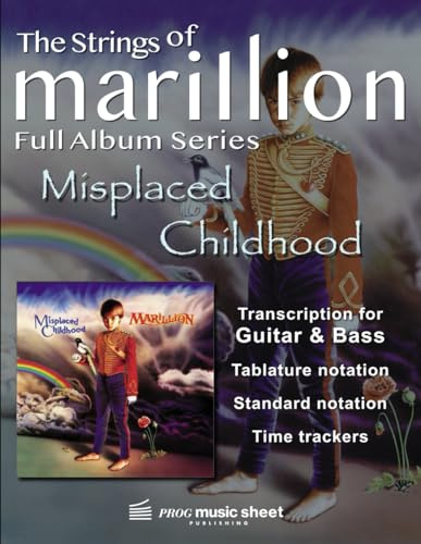 Marillion - MISPLACED CHILDHOOD: High quality transcription music sheet with Tablature - For Bass & Guitar (The Strings of Marillion)