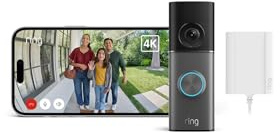 Videocitofono Pro cablato (Ring Wired Video Doorbell Pro, ultimo modello) con plug-in | Campanello con videocamera | Visione Retinal 4K, Zoom 10x | Prova gratuita di 30 giorni piano d'abbonamento Ring