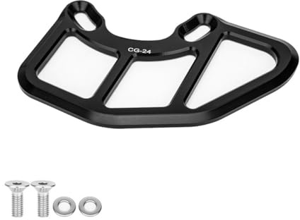 Hoite Alloy MTB kedjeskydd, ISCG05 cykelkedjeskydd för 22T-46T enkla kedjeblad, skydd för mountainbikes