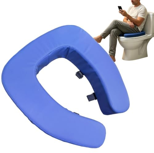 Asiento Elevado de Sanitario Cojín Elevador Cómodo y Acolchado