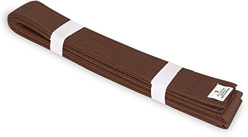 MACS Martial Arts Solid Color Karate Belt (Size 0-8) (Brown, 5)