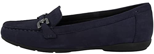 Geox Femme D Annytah Moc A Mocassins, Dk Blue, 40 EU