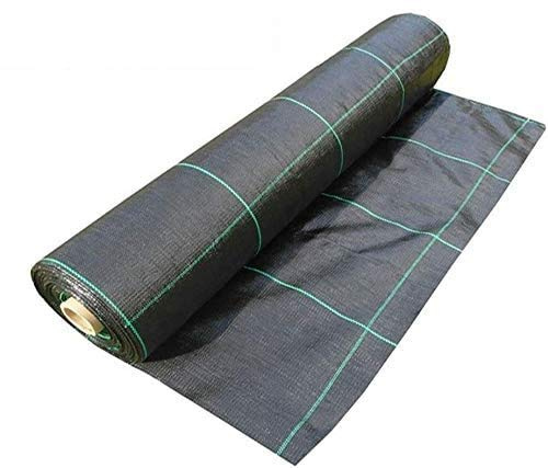 JARDINLIFE Malla Geotextil Antihierbas 100gr Control Maleza (Rollo 2X50 = 100m²)