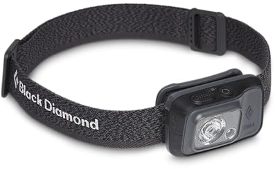 Black Diamond Cosmo 350-R Lampe frontale rechargeable par USB pour trail running et camping