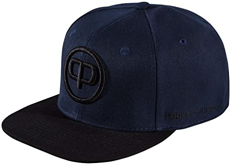 Pablo & Capone Snapback Cap - Navy Blue on Black