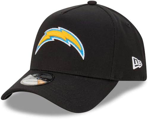 New Era Los Angeles Chargers NFL Evergreen Schwarz Verstellbare 9Forty A-Frame Cap - One-Size