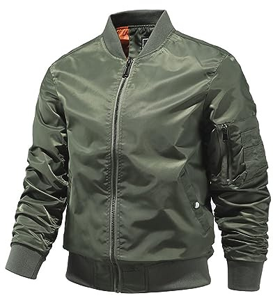 Mäns sommarjackor, herr, bomberjacka, cykeljacka, flera fickor, baseball, utomhus, sport, vindtät jacka, vintage, nödställd höst övergångsjacka