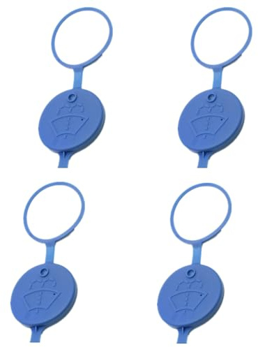 CAASFOOY 4 tapones de repuesto para el tanque de agua de los limpiaparabrisas,Tapa del tanque del líquido tapa de la bandeja del limpiaparabrisas,Limpiaparabrisas para 307 206 408 308 207
